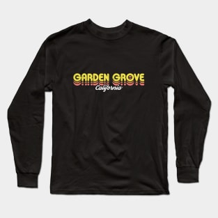 Retro Garden Grove California Long Sleeve T-Shirt